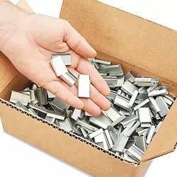 sellos, grapas, y hebillas para fleje de acero y fleje plastico