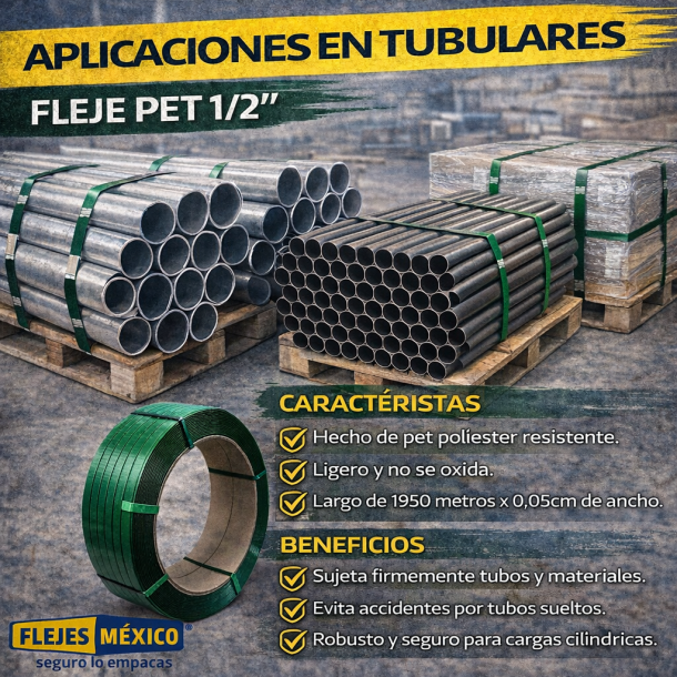 Flejes PET de 1/2 de Flejes Mexico®